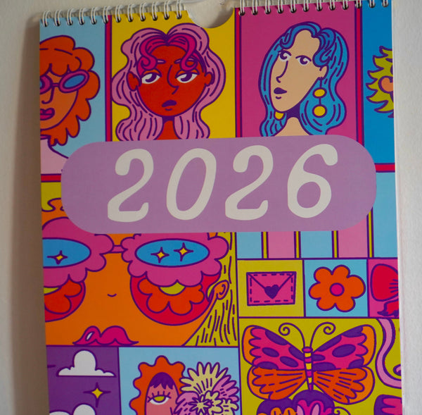 2026 Long Wall Calendar