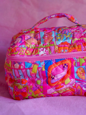 PRE-ORDER: Dream World - Quilted Make-Up Bag