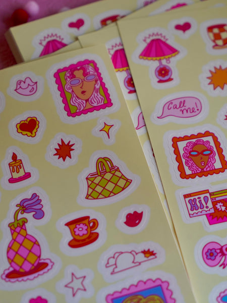 Yellow Fellow - Glossy Vinyl Sticker Sheet