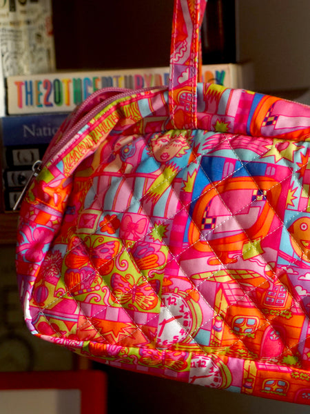 PRE-ORDER: Dream World - Quilted Bowler Bag