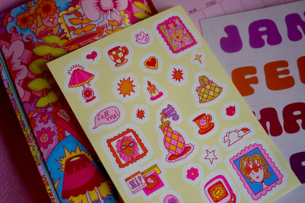 2026 Illustrated Open Planner