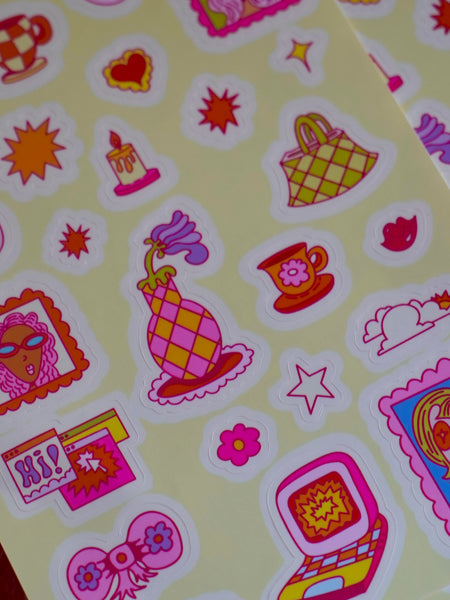 Yellow Fellow - Glossy Vinyl Sticker Sheet