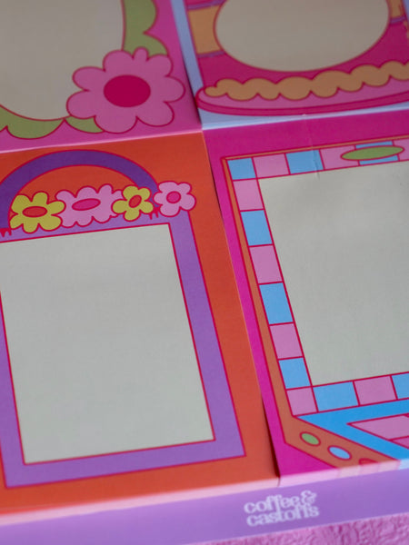 Sticky Memo Pad - Set of 4
