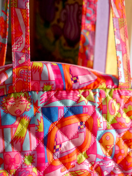 PRE-ORDER: Dream World - Quilted Bowler Bag