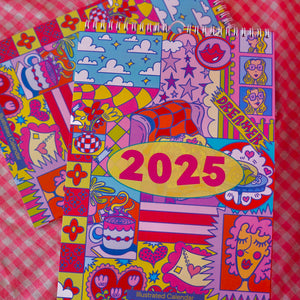 2025 A3 Wall Calendar