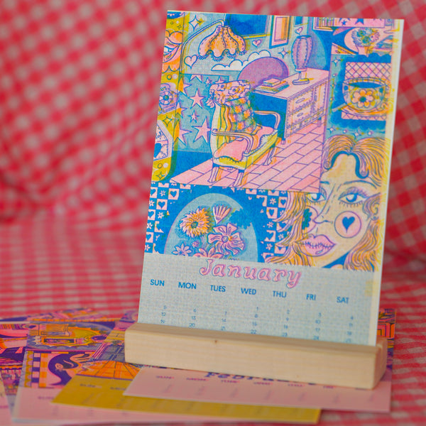 2025 Risograph Desk Calendar