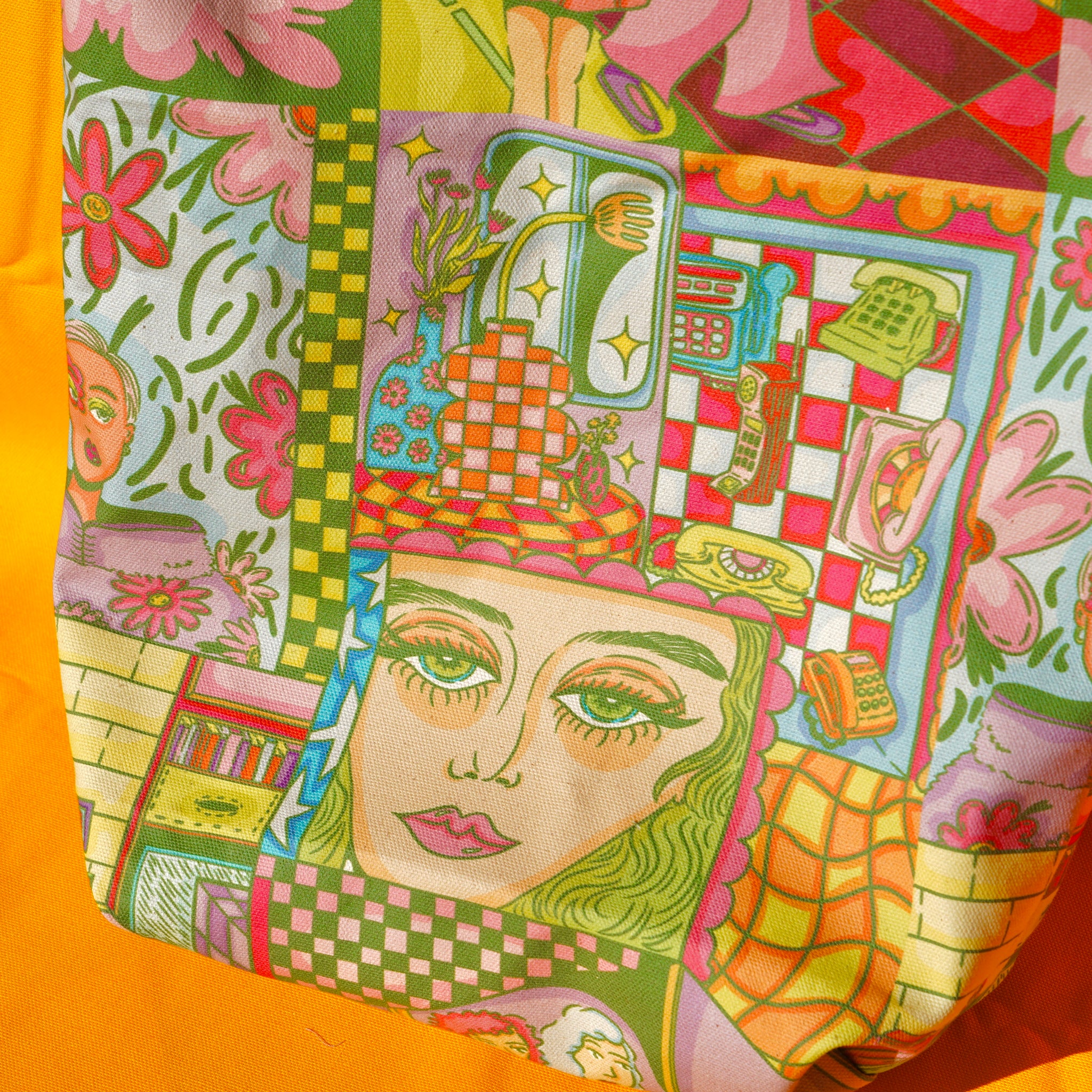 Green Groves - Illustrated Tote Bag