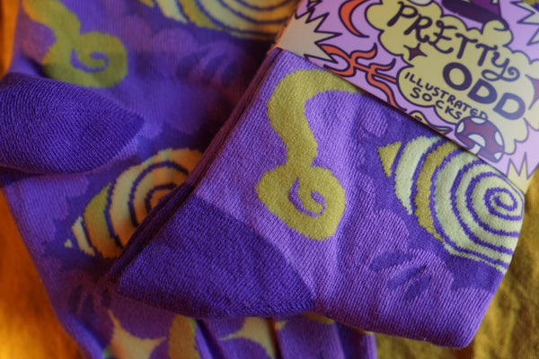 Spooky Eyes - Illustrated Socks