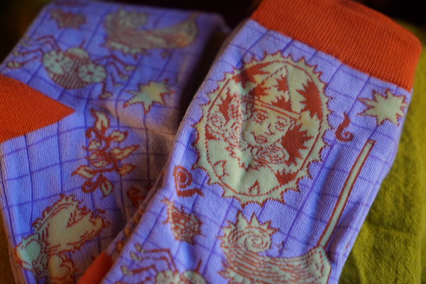 Bewitched - Illustrated Socks