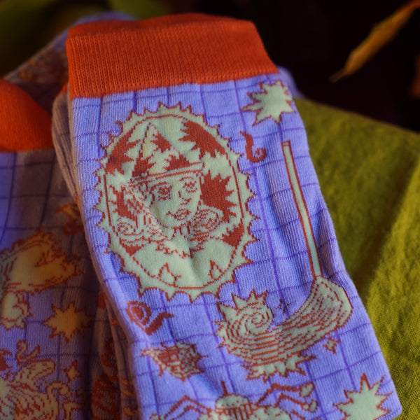 Bewitched - Illustrated Socks