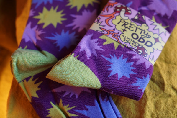 Whimsy - Illustrated Socks