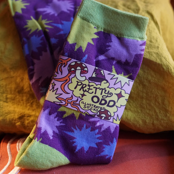 Whimsy - Illustrated Socks