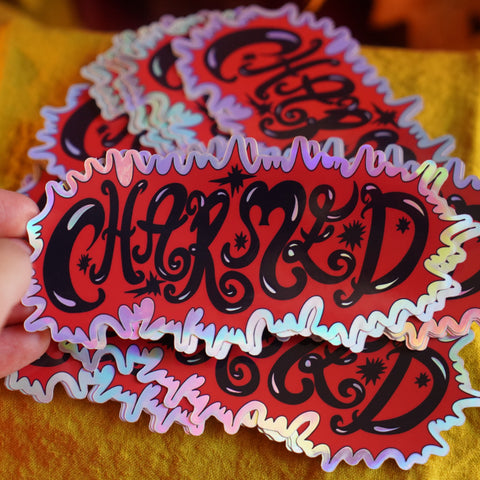 Charmed - Holographic Sticker