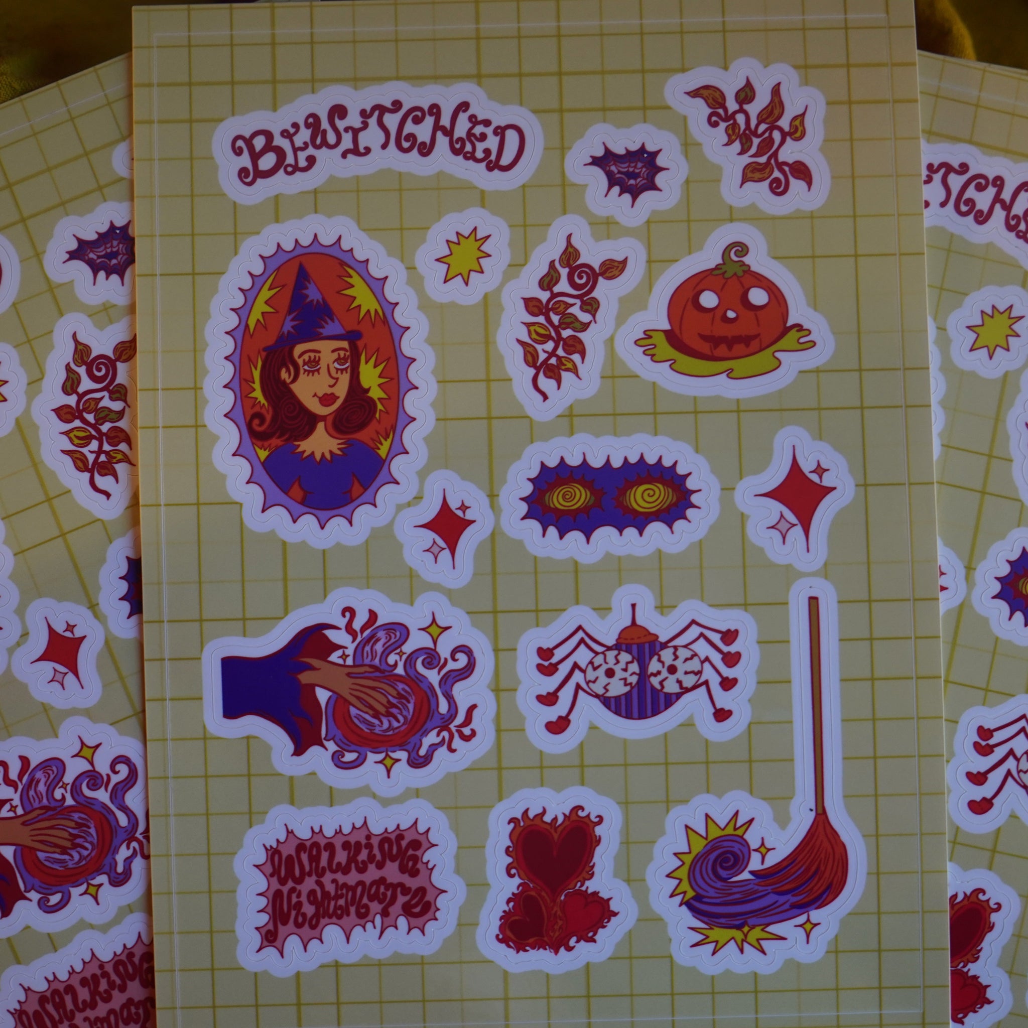Bewitched - Glossy Vinyl Sticker Sheet