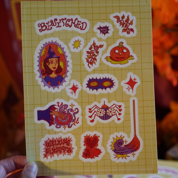 Bewitched - Glossy Vinyl Sticker Sheet