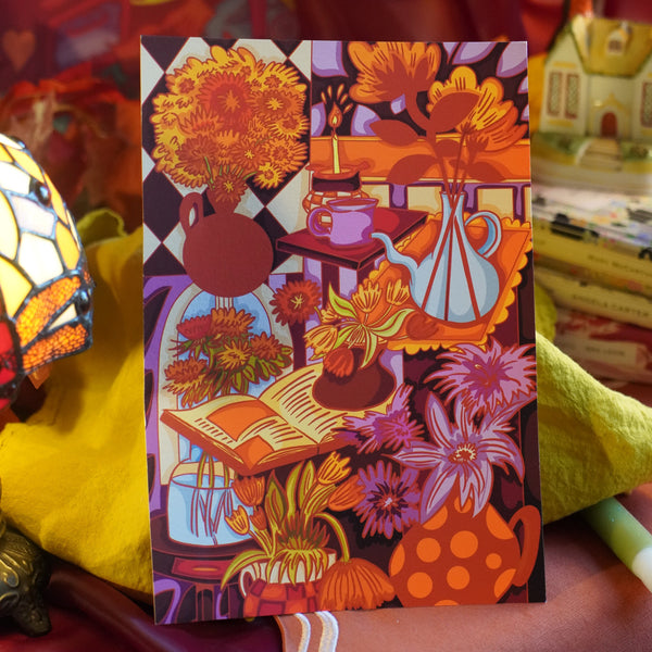 Autumn Flowers - Giclee Print