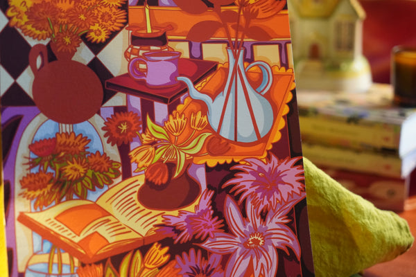 Autumn Flowers - Giclee Print