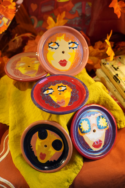 Girlies - Handmade Ceramic Small Wallhanging