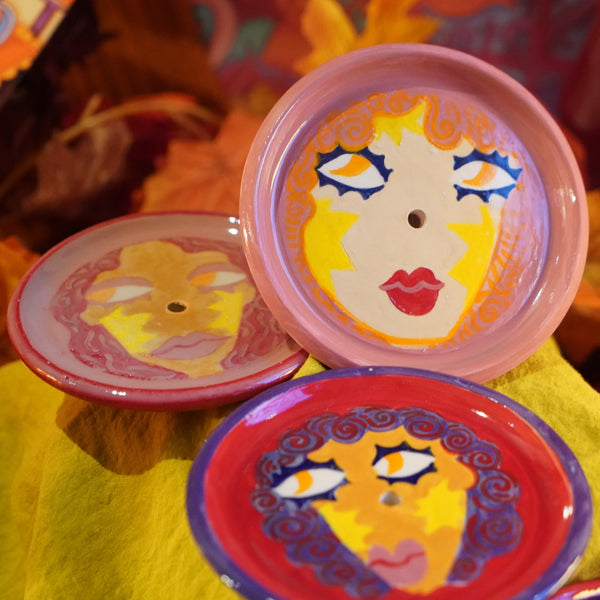 Girlies - Handmade Ceramic Small Wallhanging