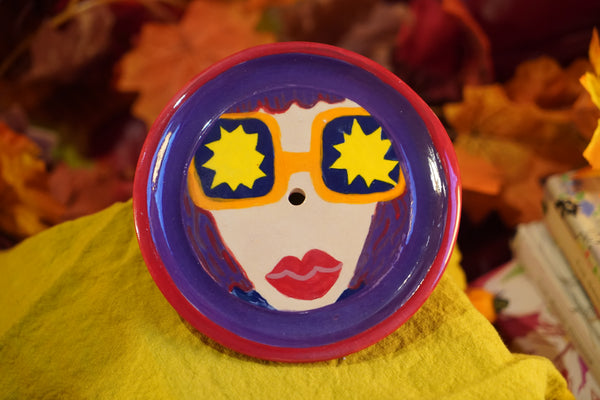 Girlies - Handmade Ceramic Small Wallhanging