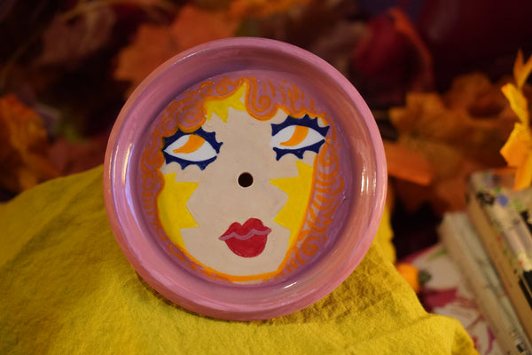 Girlies - Handmade Ceramic Small Wallhanging