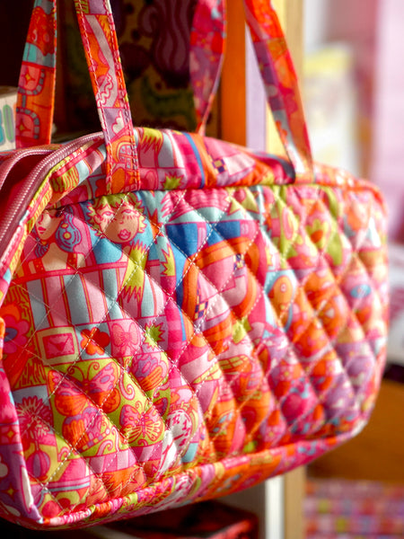PRE-ORDER: Dream World - Quilted Bowler Bag