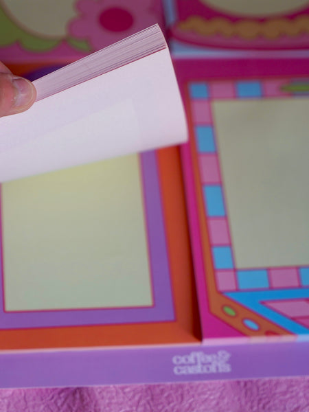 Sticky Memo Pad - Set of 4