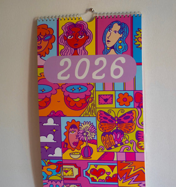 2026 Long Wall Calendar