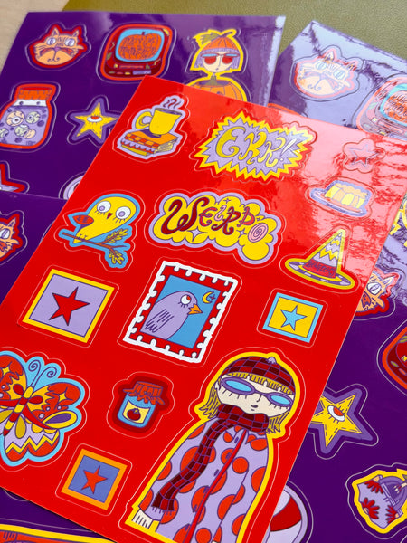 EEK!  - Autumnal Sticker Sheet