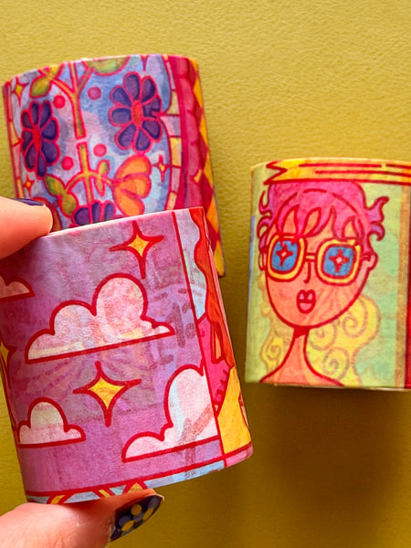 Whimsy Washi Tapes (Set of 3)
