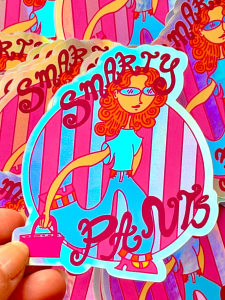 Smarty Pants Gal - Holographic sticker