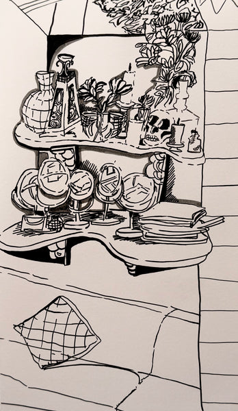 Funaitees: Original Ink Drawing
