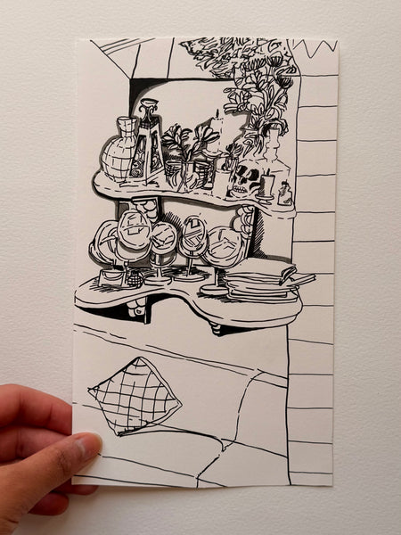 Funaitees: Original Ink Drawing