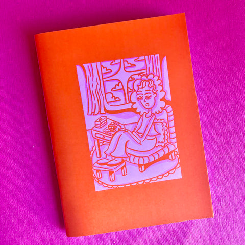 Orange Sherbert Dotted Notebook