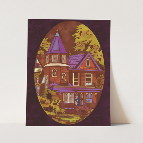 the haunted manor - print