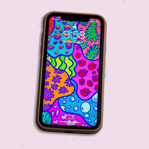 illustrated phone backgrounds