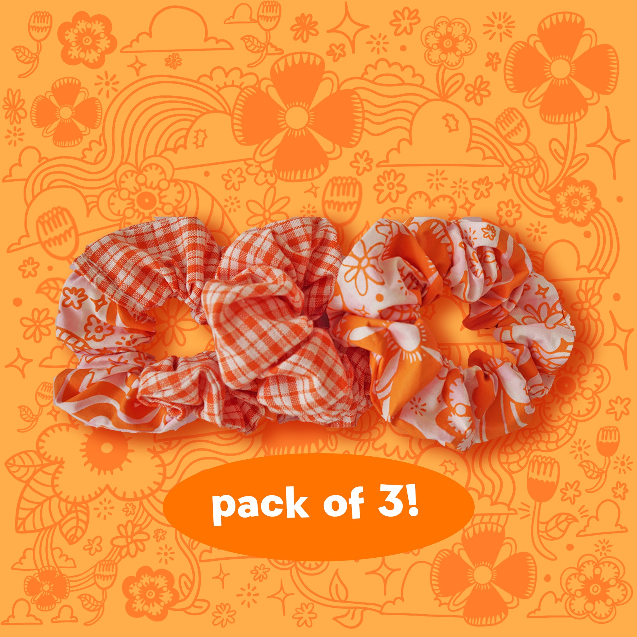 Oh My Orange! Scrunchie Pack