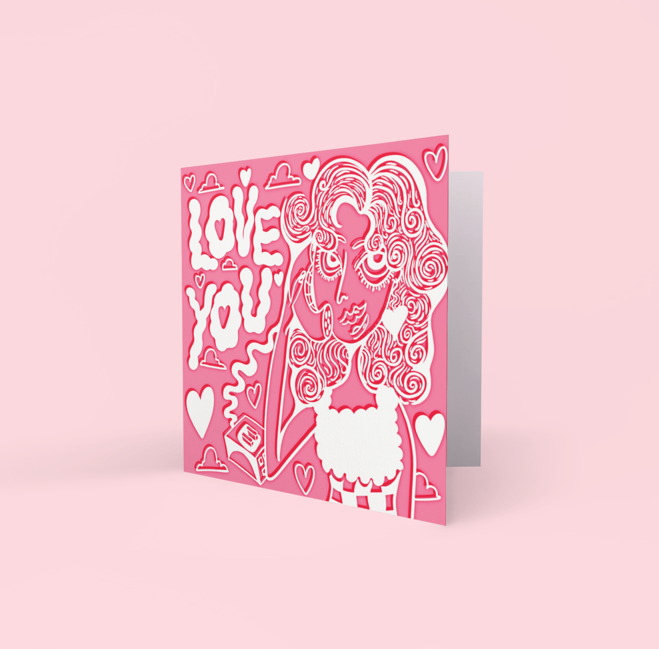 love you! - greeting card