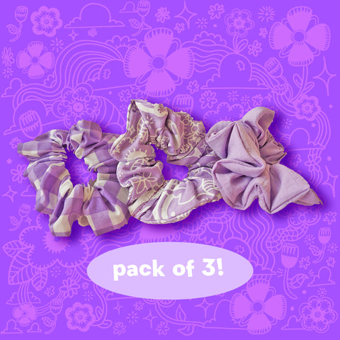Purple Power Scrunchie Pack
