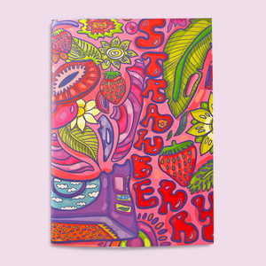 fro-oot notebook - strawberry